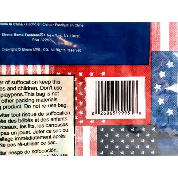 Americana America July 4th Independence Day Party Vinyl Tablecloth - Rectangle - Picture 7 of 7